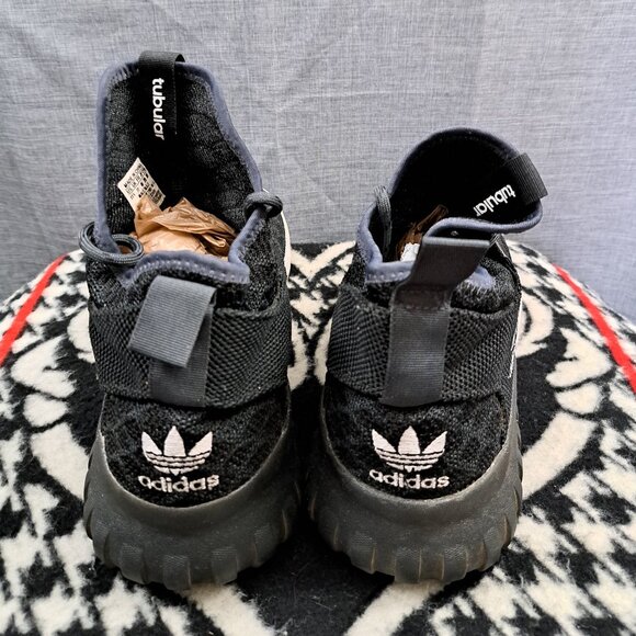 Men Size 11.5 Adidas Originals Tubular X Prime Knit Core Black & White Trainers main image 7